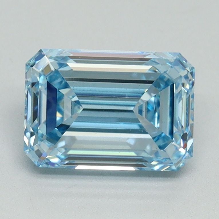 Loose Diamond - EMERALD 1.7ct Fancy Intense Blue VS1: Loose Diamond - EMERALD 1.7ct Fancy Intense Blue VS1 Source: This is a real non-mined Diamond that has been grown in a lab Shape: EMERALD Carats: 1.7 Color: Fancy Intense Blue Certification: IGI Video