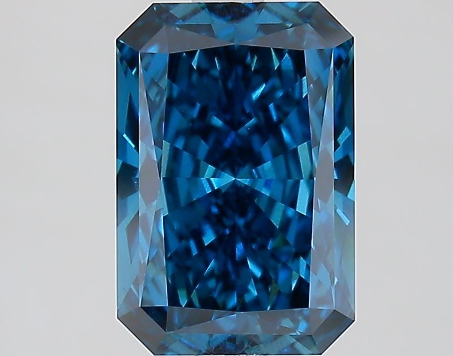 Loose Diamond - RADIANT 2.52ct Fancy Vivid Blue VS1: Loose Diamond - RADIANT 2.52ct Fancy Vivid Blue VS1 Source: This is a real non-mined Diamond that has been grown in a lab Shape: RADIANT Carats: 2.52 Color: Fancy Vivid Blue Certification: IGI Video:
