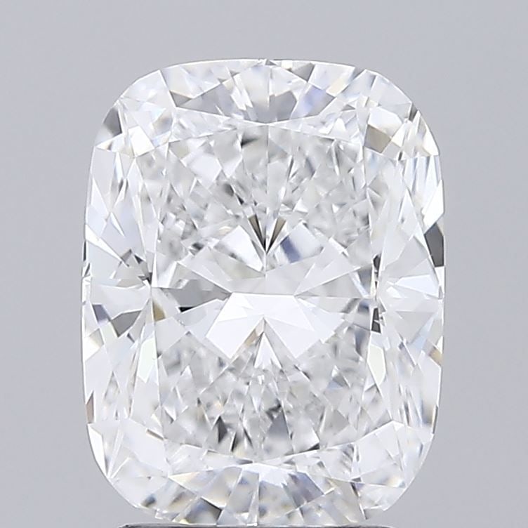 Loose Diamond - CUSHION MODIFIED 2.53ct D VVS2: Loose Diamond - CUSHION MODIFIED 2.53ct D VVS2 Source: This is a real non-mined Diamond that has been grown in a lab Shape: CUSHION MODIFIED Carats: 2.53 Color: D Clarity: VVS2 Certification: IGI Vide