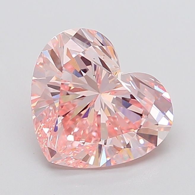Loose Diamond - HEART 3.81ct Fancy Intense Pink VS1: Loose Diamond - HEART 3.81ct Fancy Intense Pink VS1 Source: This is a real non-mined Diamond that has been grown in a lab Shape: HEART Carats: 3.81 Color: Fancy Intense Pink Certification: IGI Additio