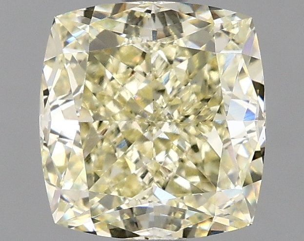 Loose Diamond - CUSHION MODIFIED 2.11ct Fancy Yellow VVS2: Loose Diamond - CUSHION MODIFIED 2.11ct Fancy Yellow VVS2 Source: This is a real non-mined Diamond that has been grown in a lab Shape: CUSHION MODIFIED Carats: 2.11 Color: Fancy Yellow Certification: