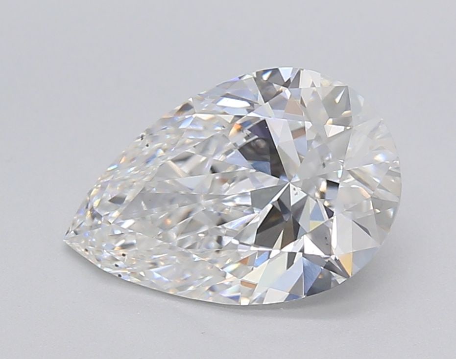 Loose Diamond - PEAR 2.02ct E VS2: Loose Diamond - PEAR 2.02ct E VS2 Source: This is a real non-mined Diamond that has been grown in a lab Shape: PEAR Carats: 2.02 Color: E Clarity: VS2 Certification: NONE Video: