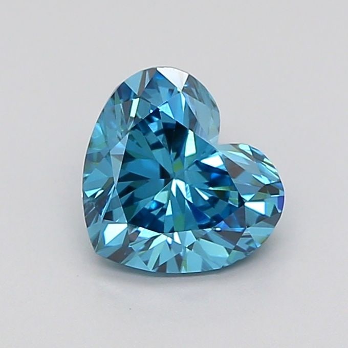 Loose Diamond - HEART 1.07ct Fancy Vivid Blue VVS2: Loose Diamond - HEART 1.07ct Fancy Vivid Blue VVS2 Source: This is a real non-mined Diamond that has been grown in a lab Shape: HEART Carats: 1.07 Color: Fancy Vivid Blue Certification: IGI Video: