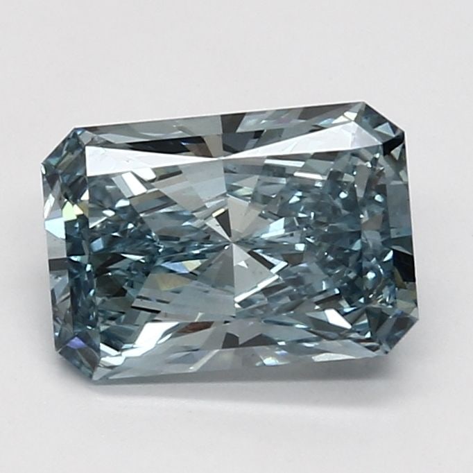 Loose Diamond - RADIANT 2.18ct Fancy Vivid Blue VS2: Loose Diamond - RADIANT 2.18ct Fancy Vivid Blue VS2 Source: This is a real non-mined Diamond that has been grown in a lab Shape: RADIANT Carats: 2.18 Color: Fancy Vivid Blue Certification: IGI Video:
