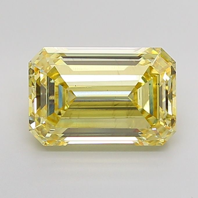 Loose Diamond - EMERALD 6.07ct Fancy Intense Yellow VS2: Loose Diamond - EMERALD 6.07ct Fancy Intense Yellow VS2 Source: This is a real non-mined Diamond that has been grown in a lab Shape: EMERALD Carats: 6.07 Color: Fancy Intense Yellow Certification: IGI