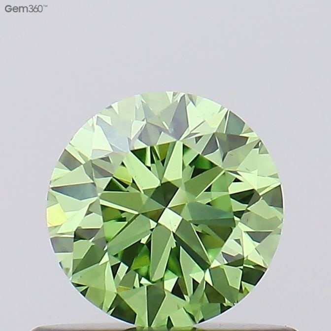 Loose Diamond - ROUND 0.19ct Fancy Vivid Green VS1: Loose Diamond - ROUND 0.19ct Fancy Vivid Green VS1 Source: This is a real non-mined Diamond that has been grown in a lab Shape: ROUND Carats: 0.19 Color: Fancy Vivid Green Certification: NONE Video: