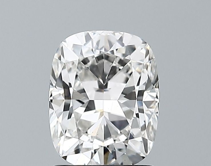 Loose Diamond - CUSHION BRILLIANT 1.32ct G VS2: Loose Diamond - CUSHION BRILLIANT 1.32ct G VS2 Source: This is a real non-mined Diamond that has been grown in a lab Shape: CUSHION BRILLIANT Carats: 1.32 Color: G Clarity: VS2 Certification: GIA Vide