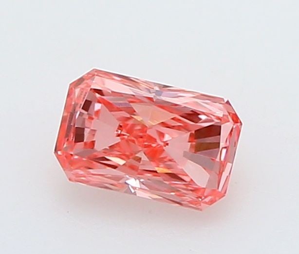Loose Diamond - RADIANT 0.21ct Fancy Vivid Pink VVS2: Loose Diamond - RADIANT 0.21ct Fancy Vivid Pink VVS2 Source: This is a real non-mined Diamond that has been grown in a lab Shape: RADIANT Carats: 0.21 Color: Fancy Vivid Pink Certification: IGI Video: