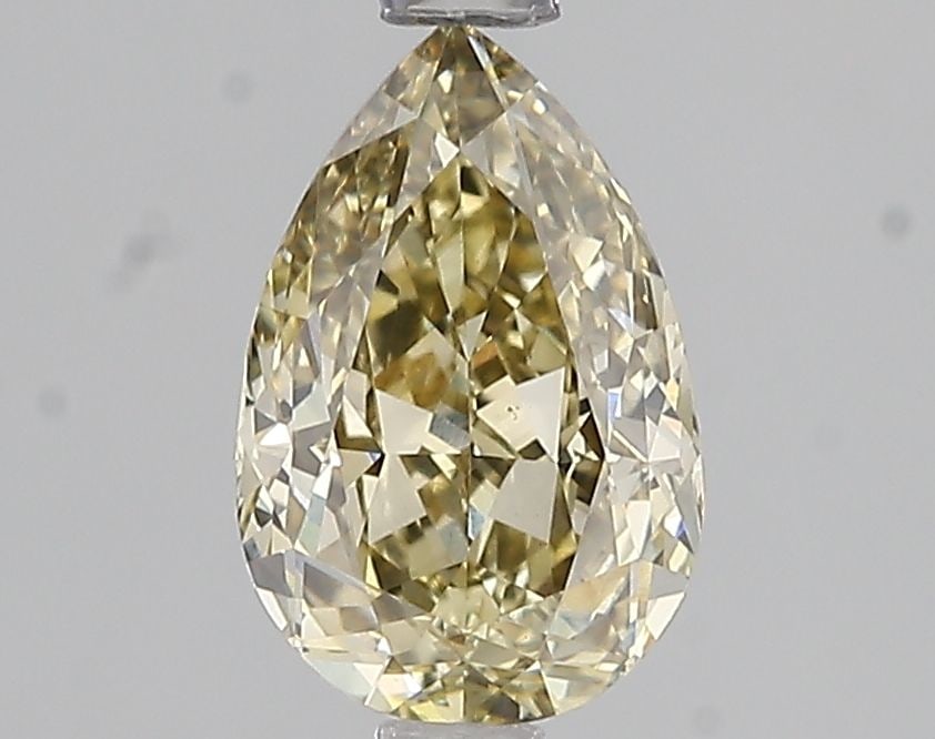 Loose Diamond - PEAR 1.57ct Fancy Light Yellow VS1: Loose Diamond - PEAR 1.57ct Fancy Light Yellow VS1 Source: This is a real non-mined Diamond that has been grown in a lab Shape: PEAR Carats: 1.57 Color: Fancy Light Yellow Certification: IGI Video: