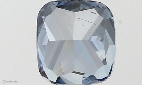 Loose Diamond - CUSHION MODIFIED 0.61ct Fancy Vivid Blue SI1: Loose Diamond - CUSHION MODIFIED 0.61ct Fancy Vivid Blue SI1 Source: This is a real non-mined Diamond that has been grown in a lab Shape: CUSHION MODIFIED Carats: 0.61 Color: Fancy Vivid Blue Certific