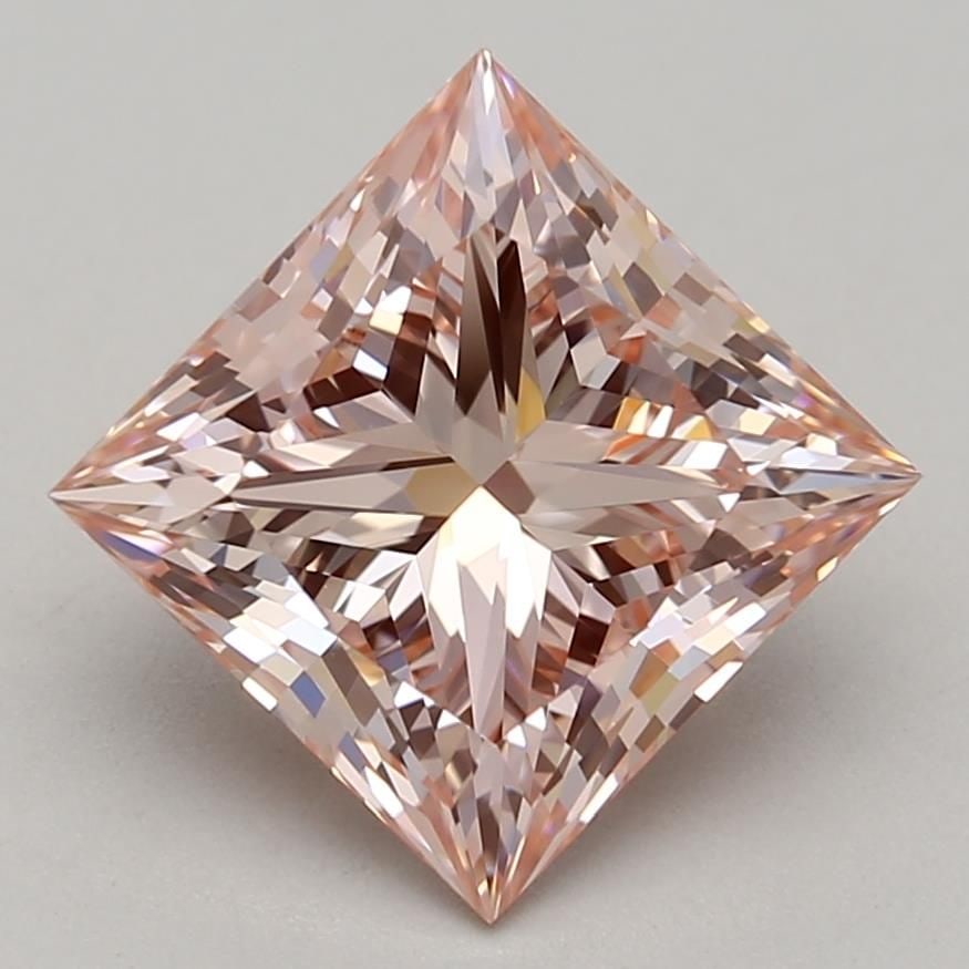 Loose Diamond - PRINCESS 3.7ct Fancy Intense Pink VS2: Loose Diamond - PRINCESS 3.7ct Fancy Intense Pink VS2 Source: This is a real non-mined Diamond that has been grown in a lab Shape: PRINCESS Carats: 3.7 Color: Fancy Intense Pink Certification: IGI Vid