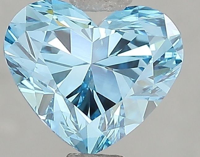 Loose Diamond - HEART 1.55ct Fancy Vivid Blue VS1: Loose Diamond - HEART 1.55ct Fancy Vivid Blue VS1 Source: This is a real non-mined Diamond that has been grown in a lab Shape: HEART Carats: 1.55 Color: Fancy Vivid Blue Certification: IGI Video: