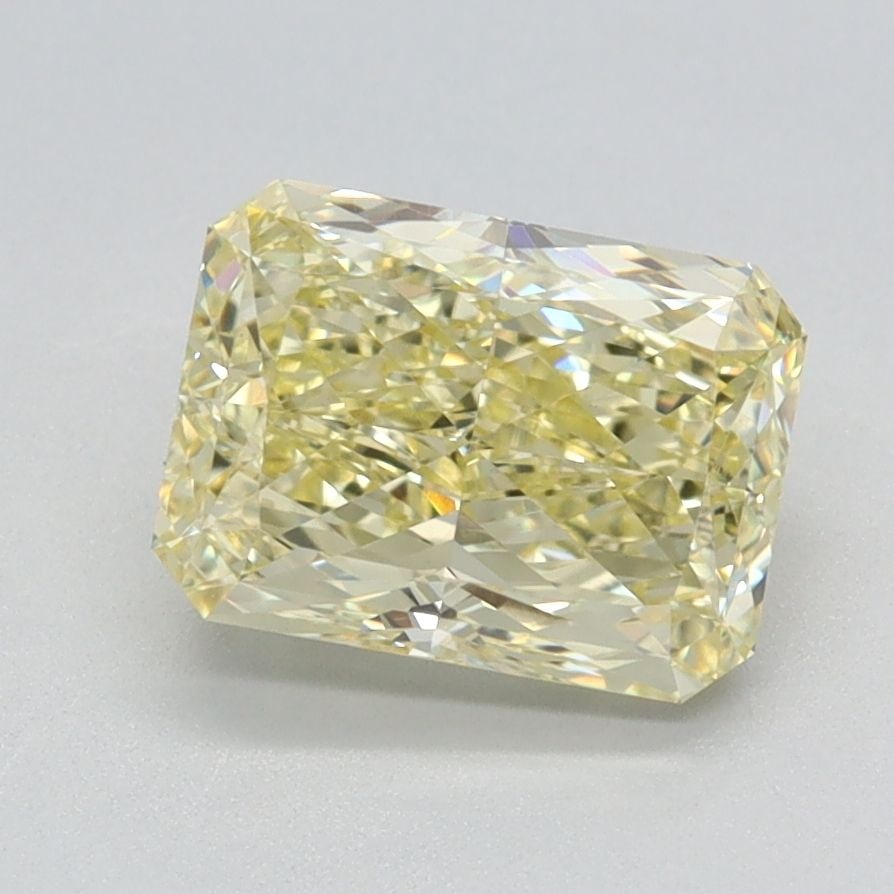 Loose Diamond - RADIANT 1.69ct Fancy Intense Yellow VVS2: Loose Diamond - RADIANT 1.69ct Fancy Intense Yellow VVS2 Source: This is a real non-mined Diamond that has been grown in a lab Shape: RADIANT Carats: 1.69 Color: Fancy Intense Yellow Certification: IG
