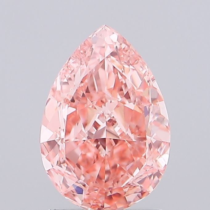 Loose Diamond - PEAR 1.59ct Fancy Vivid Pink VS2: Loose Diamond - PEAR 1.59ct Fancy Vivid Pink VS2 Source: This is a real non-mined Diamond that has been grown in a lab Shape: PEAR Carats: 1.59 Color: Fancy Vivid Pink Certification: IGI Video: