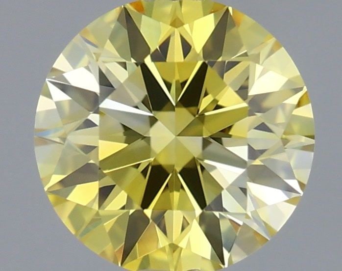 Ideal Loose Diamond - ROUND 0.63ct Fancy Yellow VVS1: Ideal Loose Diamond - ROUND 0.63ct Fancy Yellow VVS1 Source: This is a real non-mined Diamond that has been grown in a lab Shape: ROUND Carats: 0.63 Color: Fancy Yellow Certification: IGI Video: