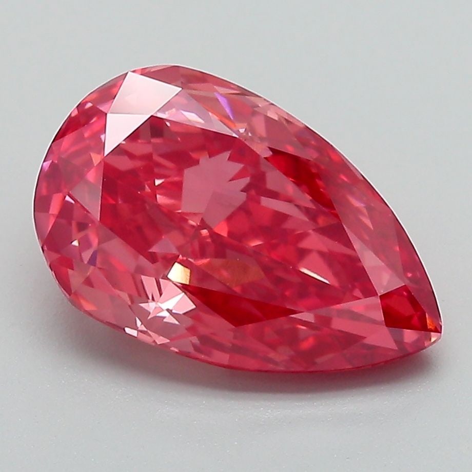 Loose Diamond - PEAR 3.06ct Fancy Vivid Pink VS1 (1 of 1)