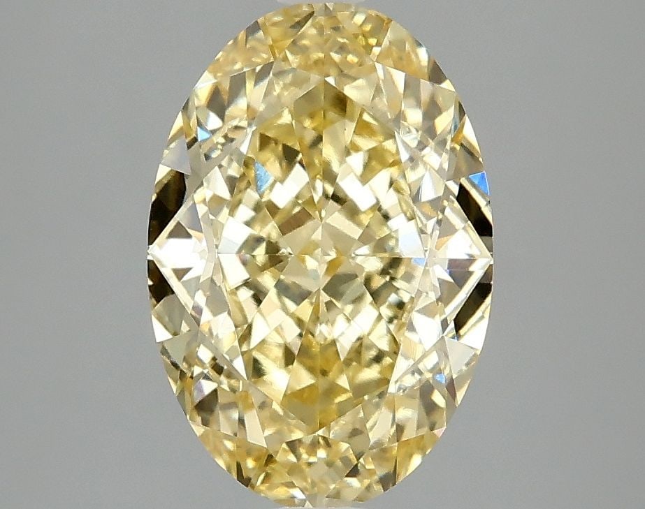 Loose Diamond - OVAL 3.1ct Fancy Intense Yellow VVS2: Loose Diamond - OVAL 3.1ct Fancy Intense Yellow VVS2 Source: This is a real non-mined Diamond that has been grown in a lab Shape: OVAL Carats: 3.1 Color: Fancy Intense Yellow Certification: IGI Video: