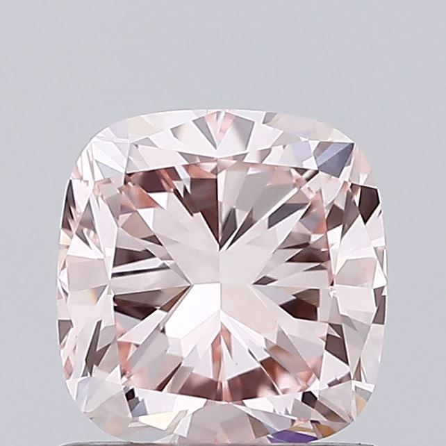 Loose Diamond - CUSHION MODIFIED 1.01ct Fancy Pink VS1: Loose Diamond - CUSHION MODIFIED 1.01ct Fancy Pink VS1 Source: This is a real non-mined Diamond that has been grown in a lab Shape: CUSHION MODIFIED Carats: 1.01 Color: Fancy Pink Certification: IGI V