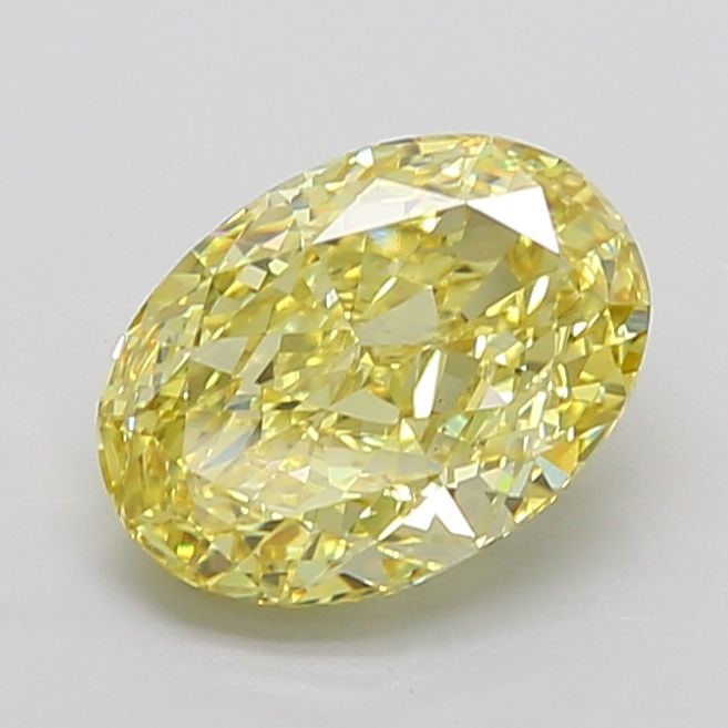 Loose Diamond - OVAL 4.01ct Fancy Intense Yellow VVS2: Loose Diamond - OVAL 4.01ct Fancy Intense Yellow VVS2 Source: This is a real non-mined Diamond that has been grown in a lab Shape: OVAL Carats: 4.01 Color: Fancy Intense Yellow Certification: IGI Vide