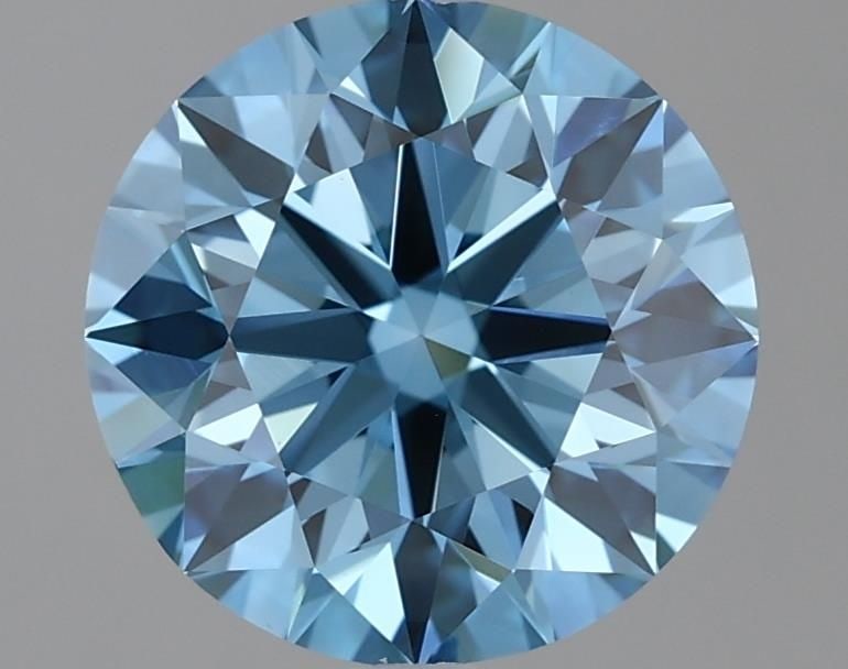 Ideal Loose Diamond - ROUND 2.14ct Fancy Vivid Blue VVS1: Ideal Loose Diamond - ROUND 2.14ct Fancy Vivid Blue VVS1 Source: This is a real non-mined Diamond that has been grown in a lab Shape: ROUND Carats: 2.14 Color: Fancy Vivid Blue Certification: IGI Vide