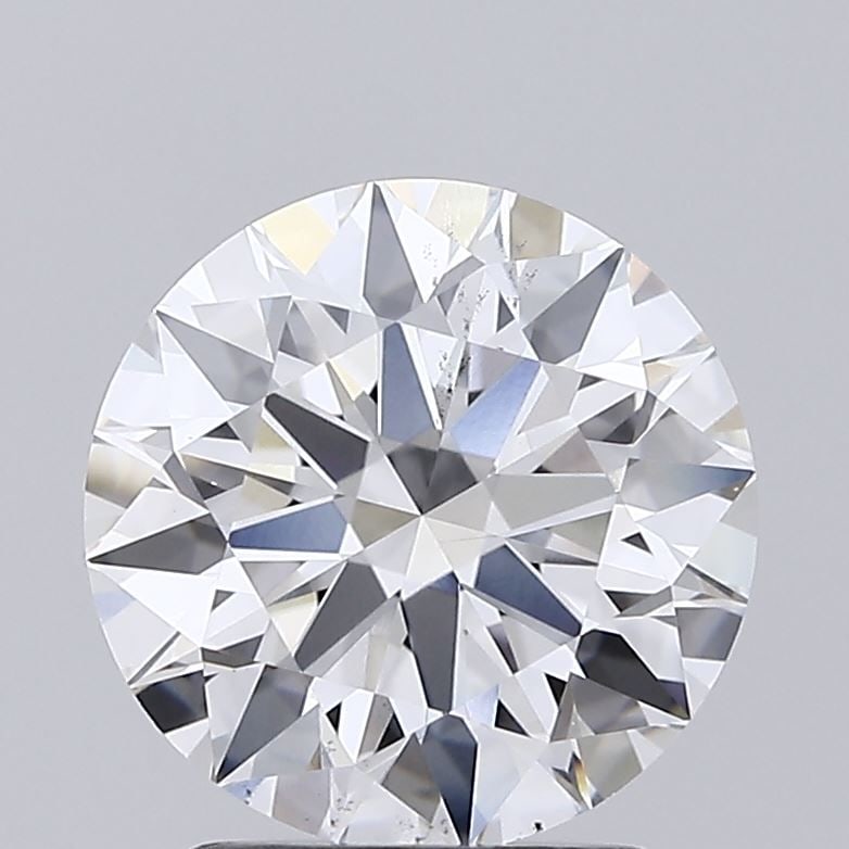 Ideal Loose Diamond - ROUND 2.18ct D VS2: Ideal Loose Diamond - ROUND 2.18ct D VS2 Source: This is a real non-mined Diamond that has been grown in a lab Shape: ROUND Carats: 2.18 Color: D Clarity: VS2 Certification: IGI Video: