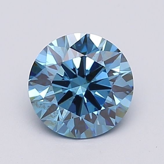 Ideal Loose Diamond - ROUND 1.18ct Fancy Vivid Blue VS1: Ideal Loose Diamond - ROUND 1.18ct Fancy Vivid Blue VS1 Source: This is a real non-mined Diamond that has been grown in a lab Shape: ROUND Carats: 1.18 Color: Fancy Vivid Blue Certification: IGI Video