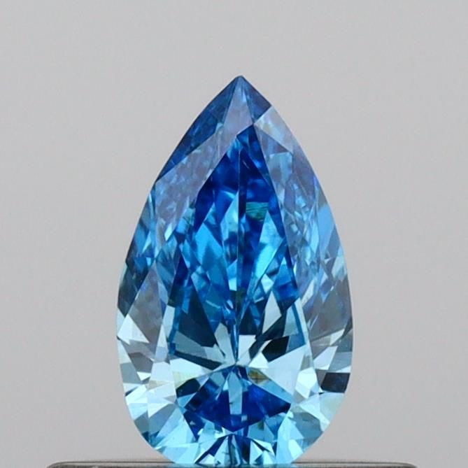 Loose Diamond - PEAR 0.3ct Fancy Vivid Blue VS1 (1 of 1)
