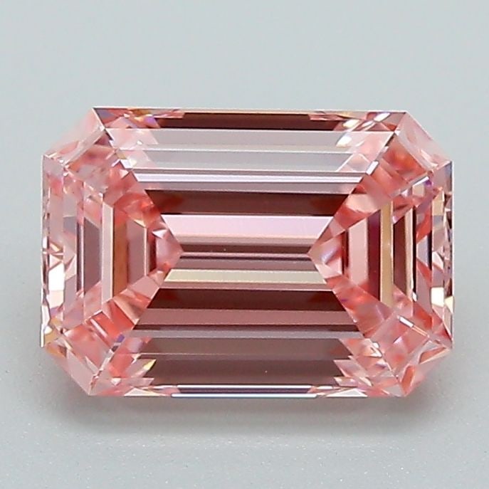 Loose Diamond - EMERALD 1.62ct Fancy Intense Pink VS1: Loose Diamond - EMERALD 1.62ct Fancy Intense Pink VS1 Source: This is a real non-mined Diamond that has been grown in a lab Shape: EMERALD Carats: 1.62 Color: Fancy Intense Pink Certification: IGI Vid