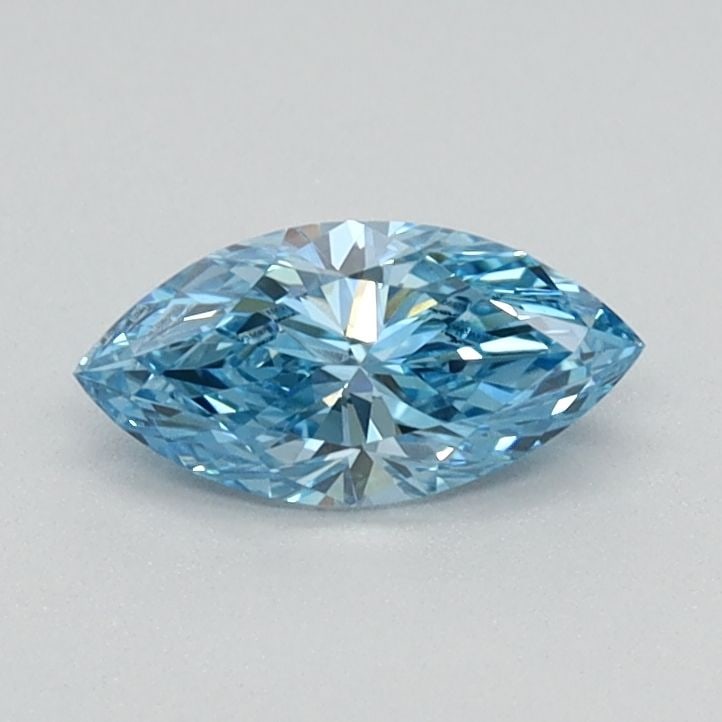 Loose Diamond - MARQUISE 0.32ct Fancy Vivid Blue VS1: Loose Diamond - MARQUISE 0.32ct Fancy Vivid Blue VS1 Source: This is a real non-mined Diamond that has been grown in a lab Shape: MARQUISE Carats: 0.32 Color: Fancy Vivid Blue Certification: IGI Video