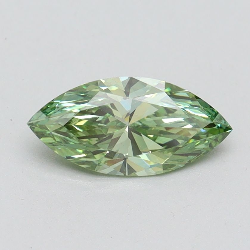 Loose Diamond - MARQUISE 0.7ct Fancy Vivid Green VS1: Loose Diamond - MARQUISE 0.7ct Fancy Vivid Green VS1 Source: This is a real non-mined Diamond that has been grown in a lab Shape: MARQUISE Carats: 0.7 Color: Fancy Vivid Green Certification: IGI Video