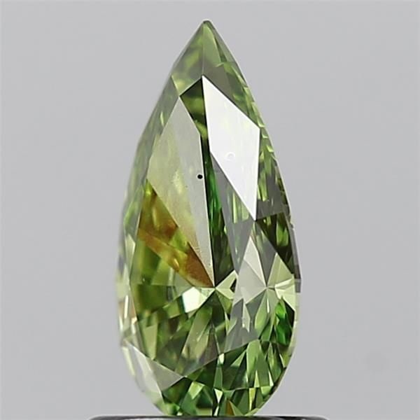 Loose Diamond - PEAR 1.01ct Fancy Vivid Green VS2: Loose Diamond - PEAR 1.01ct Fancy Vivid Green VS2 Source: This is a real non-mined Diamond that has been grown in a lab Shape: PEAR Carats: 1.01 Color: Fancy Vivid Green Certification: IGI Video: