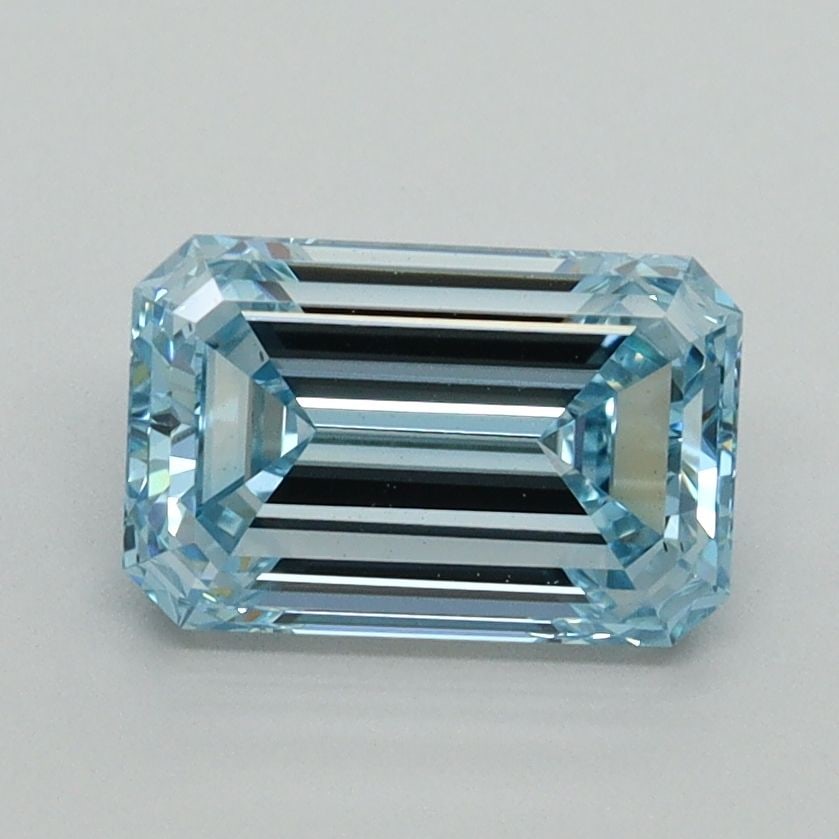Loose Diamond - EMERALD 1.51ct Fancy Intense Blue VS1: Loose Diamond - EMERALD 1.51ct Fancy Intense Blue VS1 Source: This is a real non-mined Diamond that has been grown in a lab Shape: EMERALD Carats: 1.51 Color: Fancy Intense Blue Certification: IGI Vid