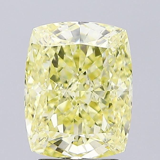 Loose Diamond - CUSHION MODIFIED 3.04ct Fancy Yellow VS1: Loose Diamond - CUSHION MODIFIED 3.04ct Fancy Yellow VS1 Source: This is a real non-mined Diamond that has been grown in a lab Shape: CUSHION MODIFIED Carats: 3.04 Color: Fancy Yellow Certification: I