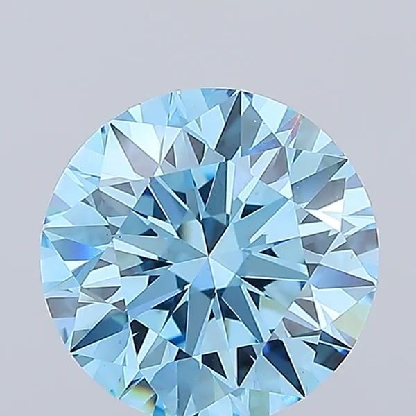 Ideal Loose Diamond - ROUND 4.06ct Fancy Vivid Blue VS1: Ideal Loose Diamond - ROUND 4.06ct Fancy Vivid Blue VS1 Source: This is a real non-mined Diamond that has been grown in a lab Shape: ROUND Carats: 4.06 Color: Fancy Vivid Blue Certification: IGI Video