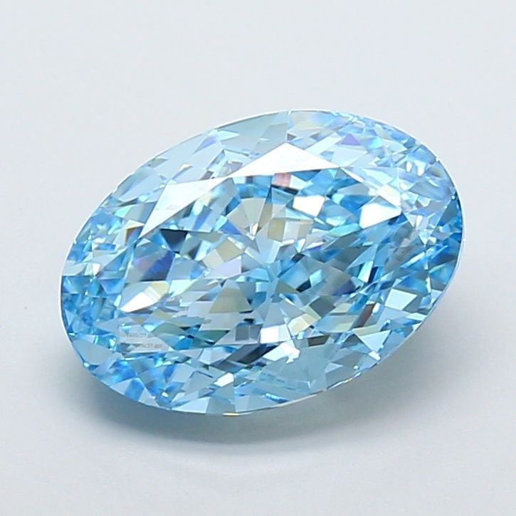 Loose Diamond - OVAL 7.13ct Fancy Vivid Blue VS1: Loose Diamond - OVAL 7.13ct Fancy Vivid Blue VS1 Source: This is a real non-mined Diamond that has been grown in a lab Shape: OVAL Carats: 7.13 Color: Fancy Vivid Blue Certification: IGI Video: