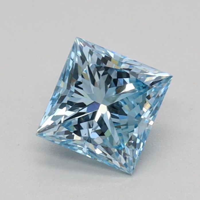 Loose Diamond - PRINCESS 0.55ct Fancy Vivid Blue VS2: Loose Diamond - PRINCESS 0.55ct Fancy Vivid Blue VS2 Source: This is a real non-mined Diamond that has been grown in a lab Shape: PRINCESS Carats: 0.55 Color: Fancy Vivid Blue Certification: IGI Video