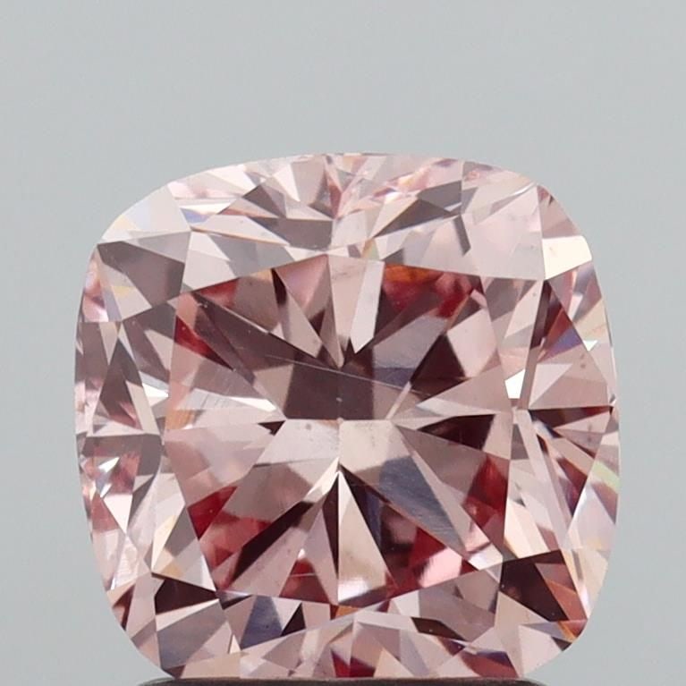 Loose Diamond - CUSHION MODIFIED 1.77ct Fancy Intense Pink VS1: Loose Diamond - CUSHION MODIFIED 1.77ct Fancy Intense Pink VS1 Source: This is a real non-mined Diamond that has been grown in a lab Shape: CUSHION MODIFIED Carats: 1.77 Color: Fancy Intense Pink Cert