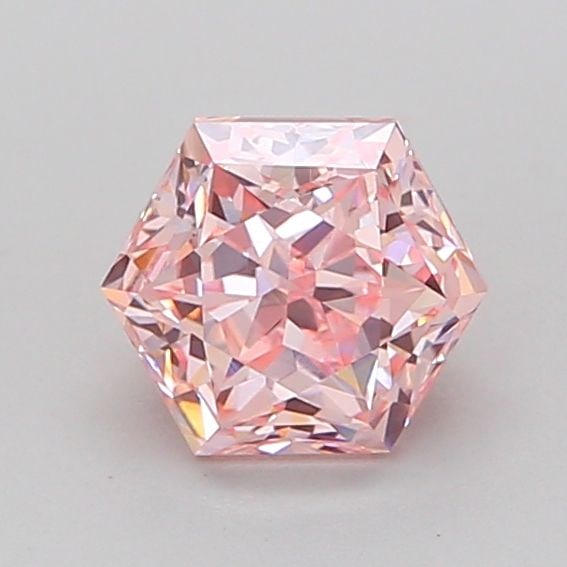 Loose Diamond - HEXAGONAL 1.05ct Fancy Intense Pink VVS2: Loose Diamond - HEXAGONAL 1.05ct Fancy Intense Pink VVS2 Source: This is a real non-mined Diamond that has been grown in a lab Shape: HEXAGONAL Carats: 1.05 Color: Fancy Intense Pink Certification: IG
