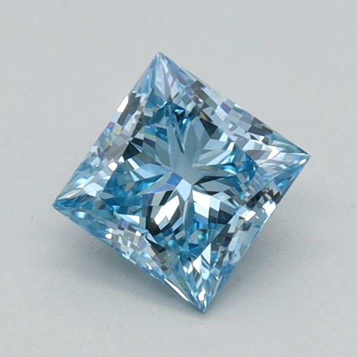 Loose Diamond - PRINCESS 0.51ct Fancy Vivid Blue VVS2 (1 of 1)