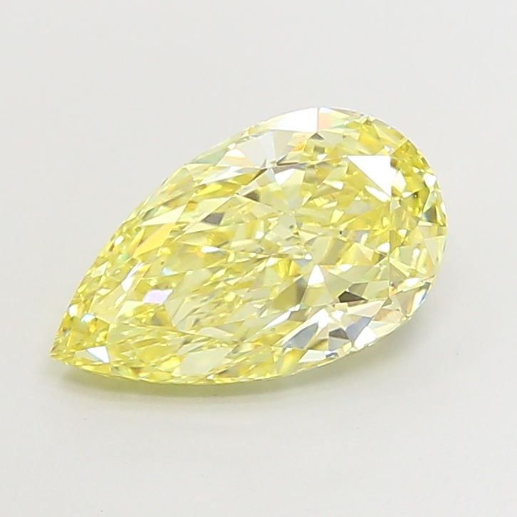 Loose Diamond - PEAR 3.52ct Fancy Intense Yellow VS2: Loose Diamond - PEAR 3.52ct Fancy Intense Yellow VS2 Source: This is a real non-mined Diamond that has been grown in a lab Shape: PEAR Carats: 3.52 Color: Fancy Intense Yellow Certification: IGI Addit