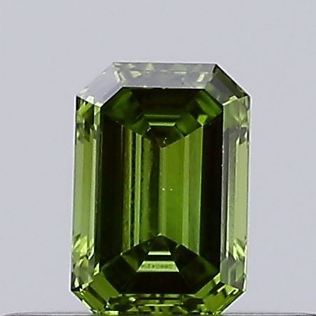 Loose Diamond - EMERALD 0.2ct Fancy Vivid Green VS1 (1 of 1)
