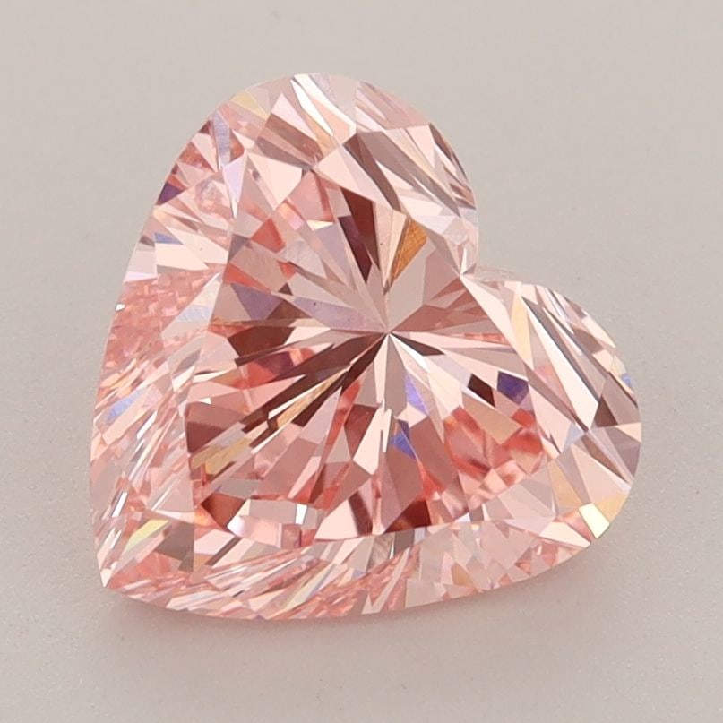 Loose Diamond - HEART 2.38ct Fancy Intense Pink VS2: Loose Diamond - HEART 2.38ct Fancy Intense Pink VS2 Source: This is a real non-mined Diamond that has been grown in a lab Shape: HEART Carats: 2.38 Color: Fancy Intense Pink Certification: IGI Video: