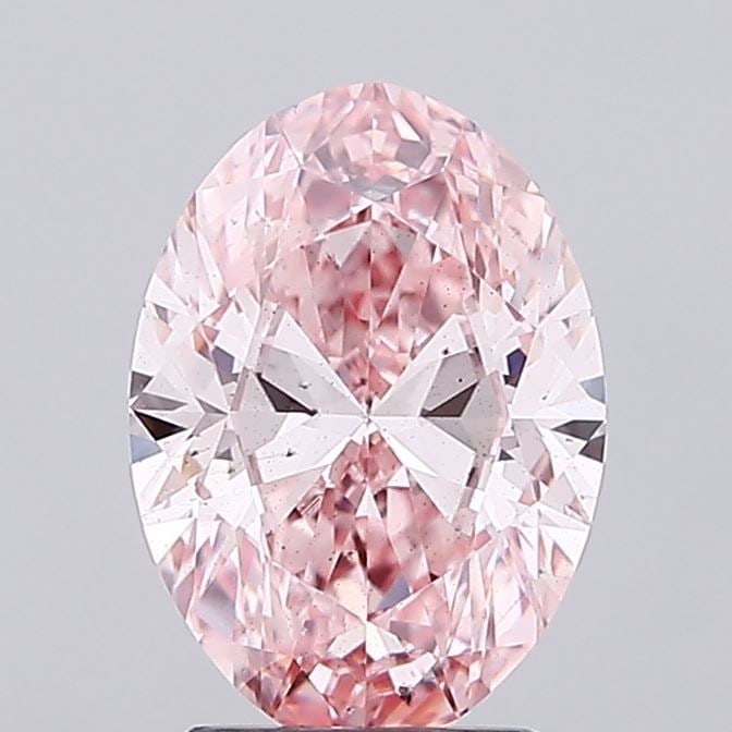 Loose Diamond - OVAL 2.5ct Fancy Vivid Pink SI1: Loose Diamond - OVAL 2.5ct Fancy Vivid Pink SI1 Source: This is a real non-mined Diamond that has been grown in a lab Shape: OVAL Carats: 2.5 Color: Fancy Vivid Pink Certification: IGI Video: Video