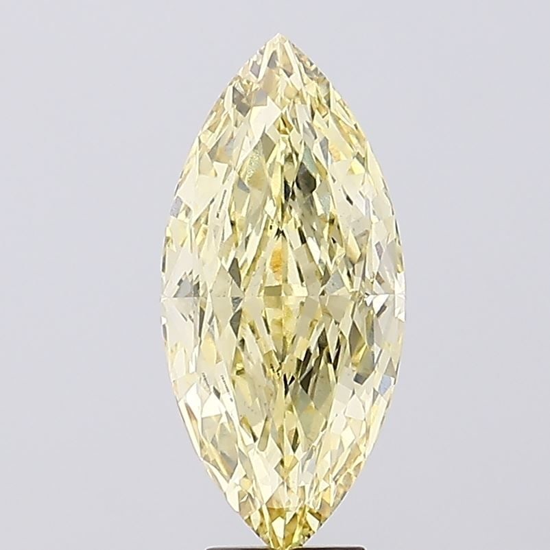 Loose Diamond - MARQUISE 7.54ct Fancy Intense Yellow VS2: Loose Diamond - MARQUISE 7.54ct Fancy Intense Yellow VS2 Source: This is a real non-mined Diamond that has been grown in a lab Shape: MARQUISE Carats: 7.54 Color: Fancy Intense Yellow Certification: I