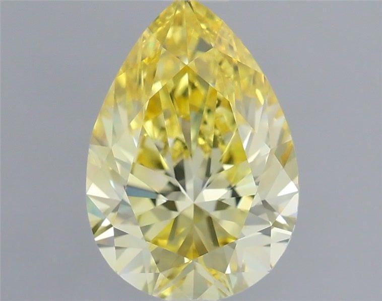 Loose Diamond - PEAR 1.0ct Fancy Intense Yellow VVS2: Loose Diamond - PEAR 1.0ct Fancy Intense Yellow VVS2 Source: This is a real non-mined Diamond that has been grown in a lab Shape: PEAR Carats: 1.0 Color: Fancy Intense Yellow Certification: IGI