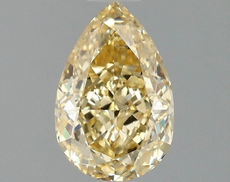 Loose Diamond - PEAR 1.51ct Fancy Intense Yellow VS2: Loose Diamond - PEAR 1.51ct Fancy Intense Yellow VS2 Source: This is a real non-mined Diamond that has been grown in a lab Shape: PEAR Carats: 1.51 Color: Fancy Intense Yellow Certification: IGI