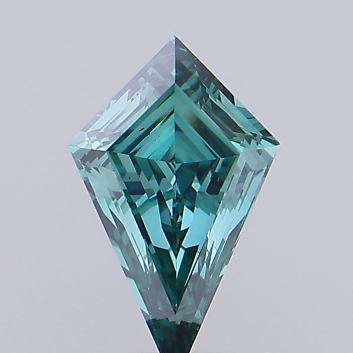 Loose Diamond - KITE 0.69ct Fancy Vivid Green VS2: Loose Diamond - KITE 0.69ct Fancy Vivid Green VS2 Source: This is a real non-mined Diamond that has been grown in a lab Shape: KITE Carats: 0.69 Color: Fancy Vivid Green Certification: NONE Video: