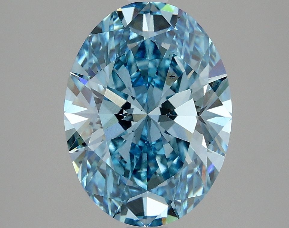 Loose Diamond - OVAL 3.09ct Fancy Vivid Blue VS2: Loose Diamond - OVAL 3.09ct Fancy Vivid Blue VS2 Source: This is a real non-mined Diamond that has been grown in a lab Shape: OVAL Carats: 3.09 Color: Fancy Vivid Blue Certification: IGI Video: