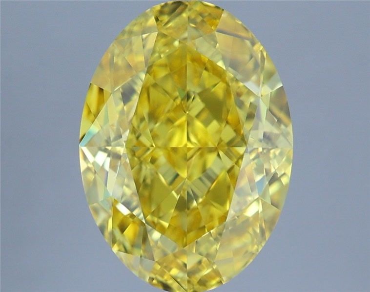 Loose Diamond - OVAL 2.36ct Fancy Vivid Yellow IF: Loose Diamond - OVAL 2.36ct Fancy Vivid Yellow IF Source: This is a real non-mined Diamond that has been grown in a lab Shape: OVAL Carats: 2.36 Color: Fancy Vivid Yellow Certification: IGI Video: