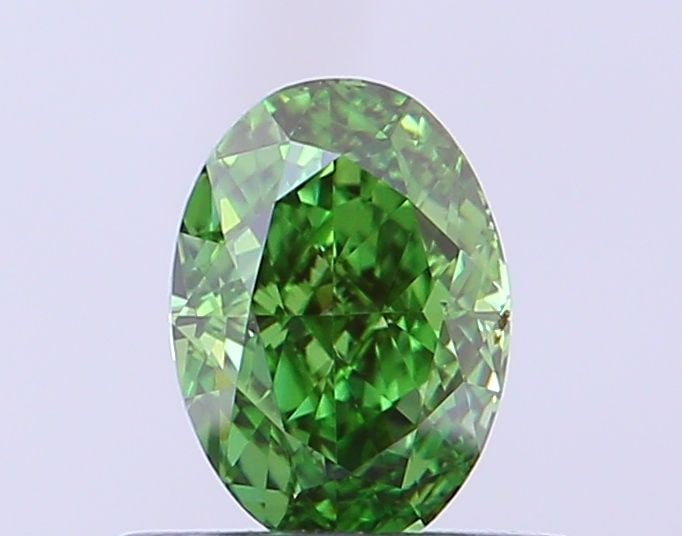 Loose Diamond - OVAL 0.48ct Fancy Vivid Green VS1: Loose Diamond - OVAL 0.48ct Fancy Vivid Green VS1 Source: This is a real non-mined Diamond that has been grown in a lab Shape: OVAL Carats: 0.48 Color: Fancy Vivid Green Certification: IGI Video: